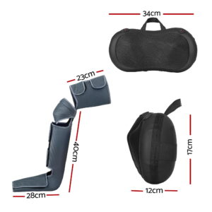Livemor Leg Foot Massager Air Compression With Back Neck Massager Heat